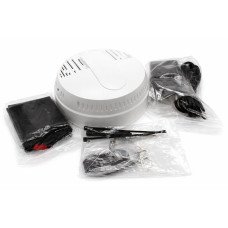 Augstas kvalitātes slēptā kamera ar Wi-Fi dūmu detektorā 