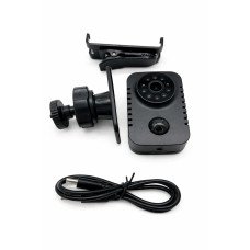 Ilgas darbības ierakstīšanas kamera ar akumulatoru